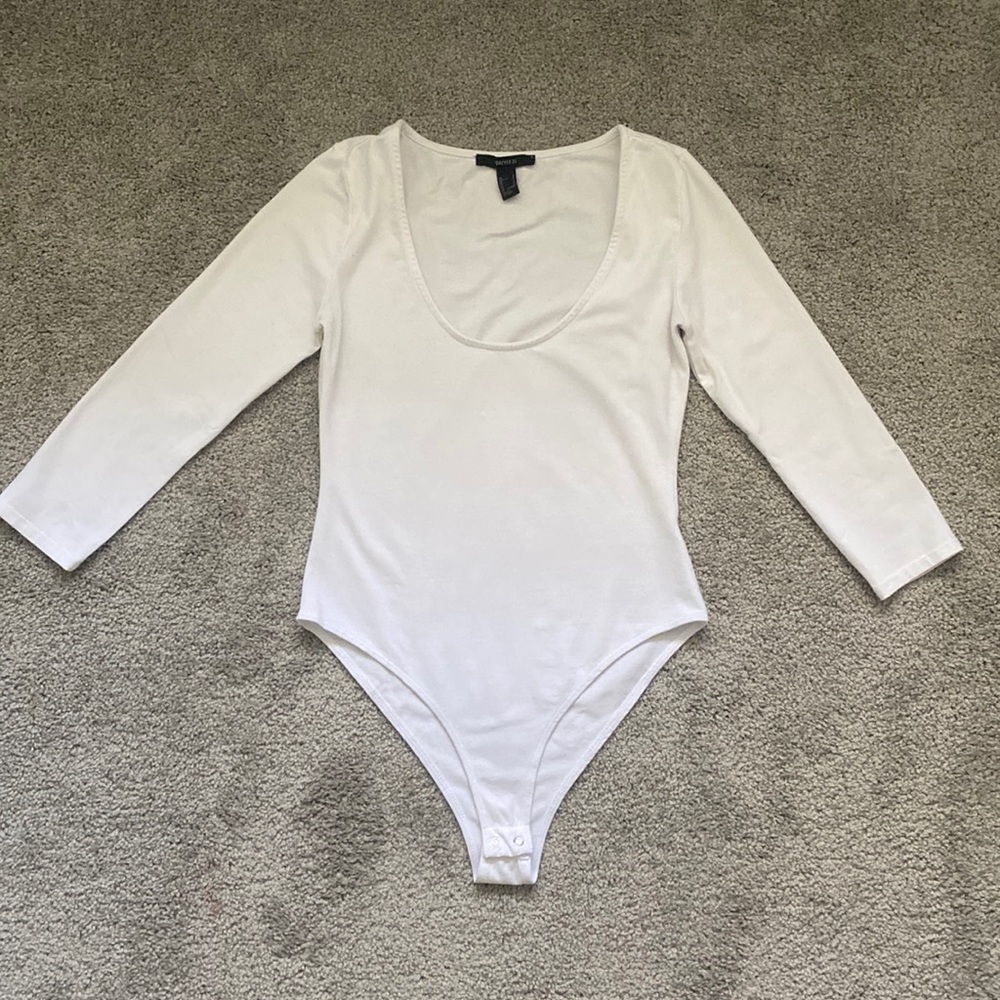 Forever 21 White Bodysuit